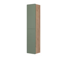 HOCHSCHRANK Izan Grün/Goldkraft Eiche 36.6 x 171.6 cm - Honigeiche/Grün, Holzwerkstoff (36.6/171.6/33.2cm) - Vicco