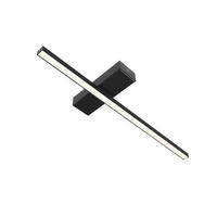 LED-DECKENLEUCHTE Splint L50 - Schwarz Hochglanz, Metall (2/50/2cm) - Lumicom