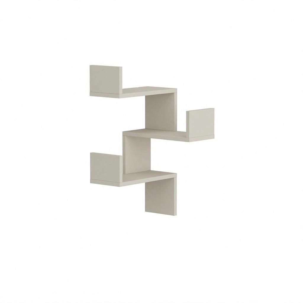 Decortie Eckregal Sand 40x71.5x40 cm