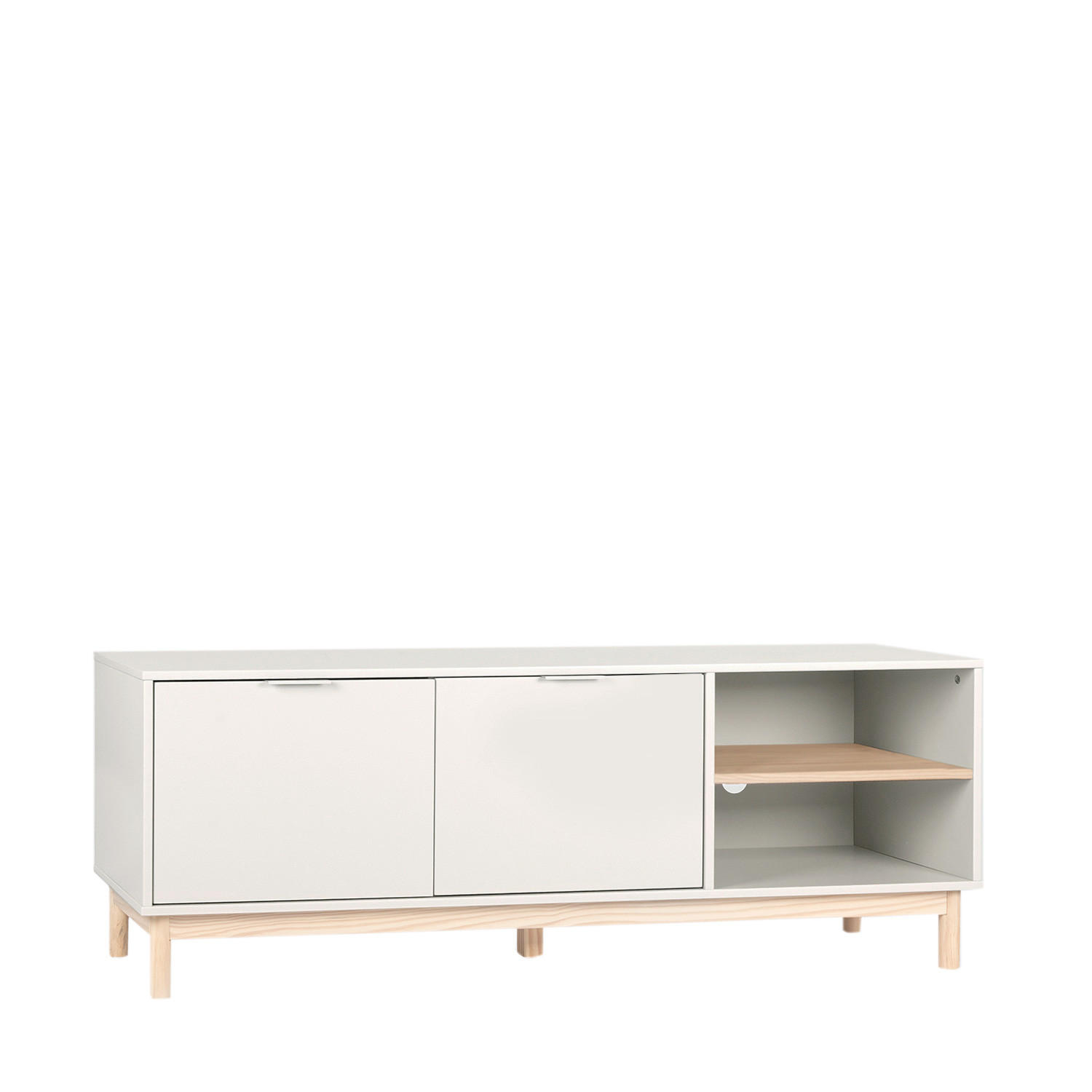 Klast Home Tv-Element Weiß 140x53x38 cm