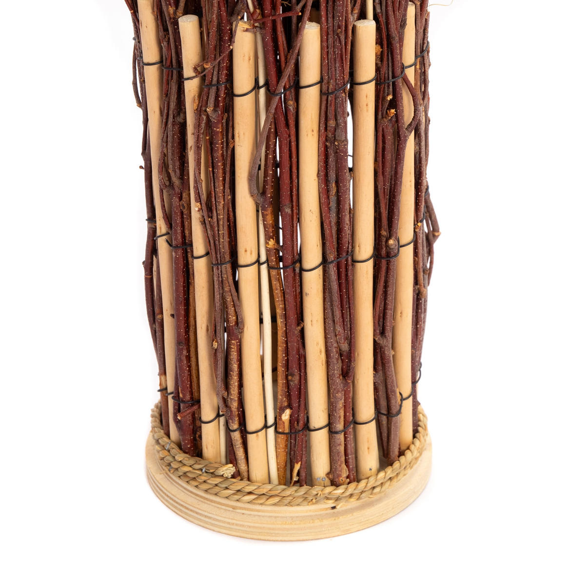 RAUMTEILER Bunch 71x35 cm, Weidenholz-Zweige braun-beige - Naturfarben, Naturmaterialien (35/71/35cm) - CREEDWOOD