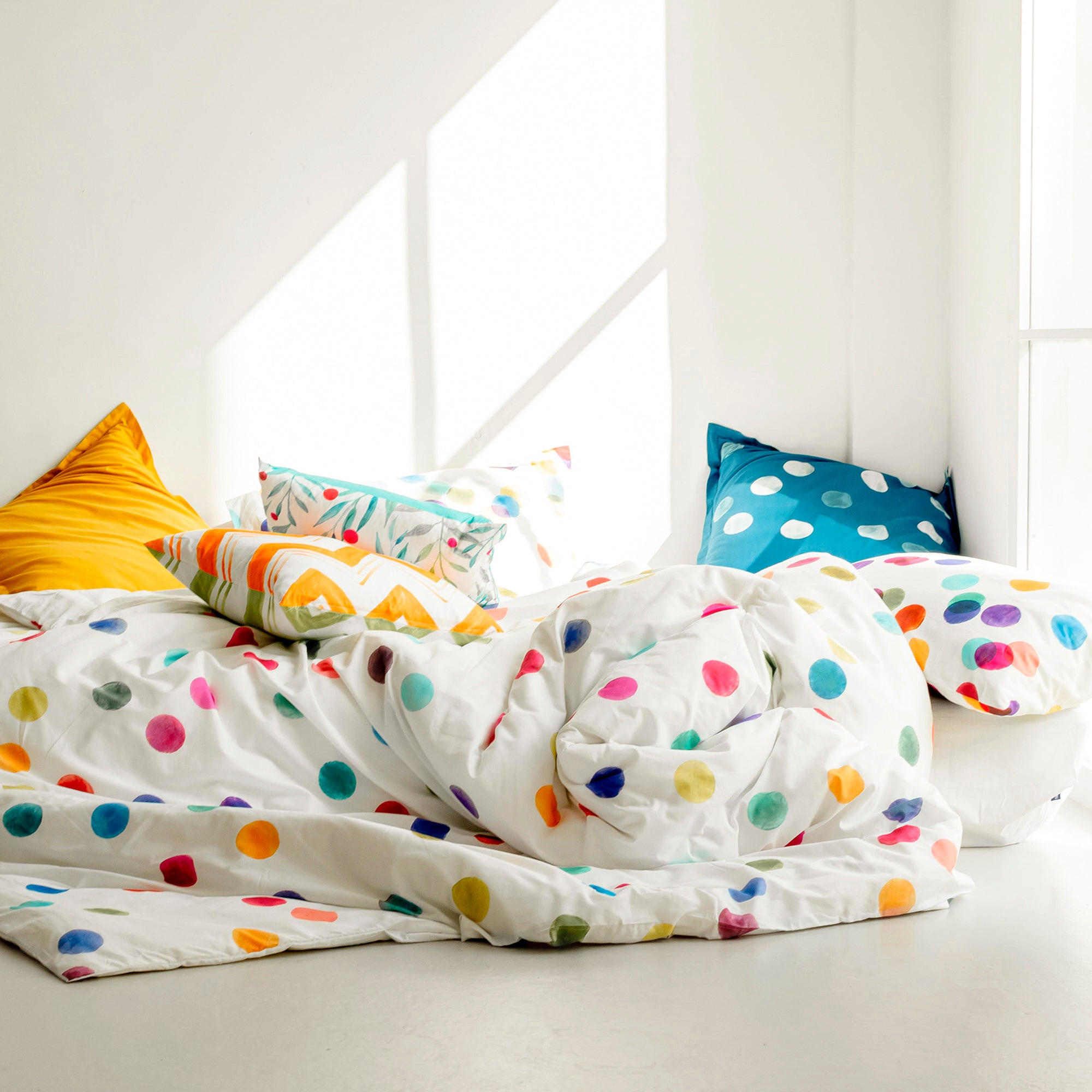 BETTBEZUG Confetti 240x220 cm (Übergrösse) - Multicolor, Textil (240/220cm) - Happy Friday