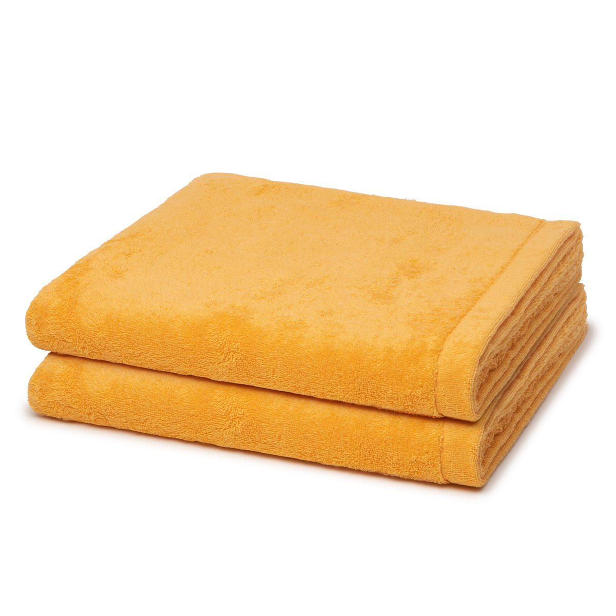 DUSCHTUCH Lifestyle 2er-Set - Orange, Textil (70/140cm) - Cawoe
