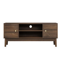 TV-ELEMENT 110/40/48 cm Walnuss mit Stauraum - Nussbaumfarben, Holz (110/48/40cm) - Oxeza