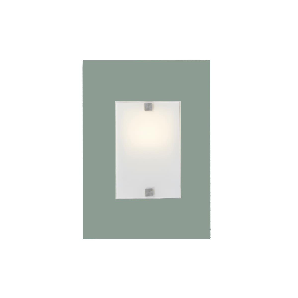 WANDLEUCHTE - Grün, Metall (35/25/6cm) - Lumicom