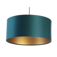 HÄNGELEUCHTE Grün 50/25 cm - Goldfarben/Grün, Kunststoff (50/0.8/25cm) - ONZENO