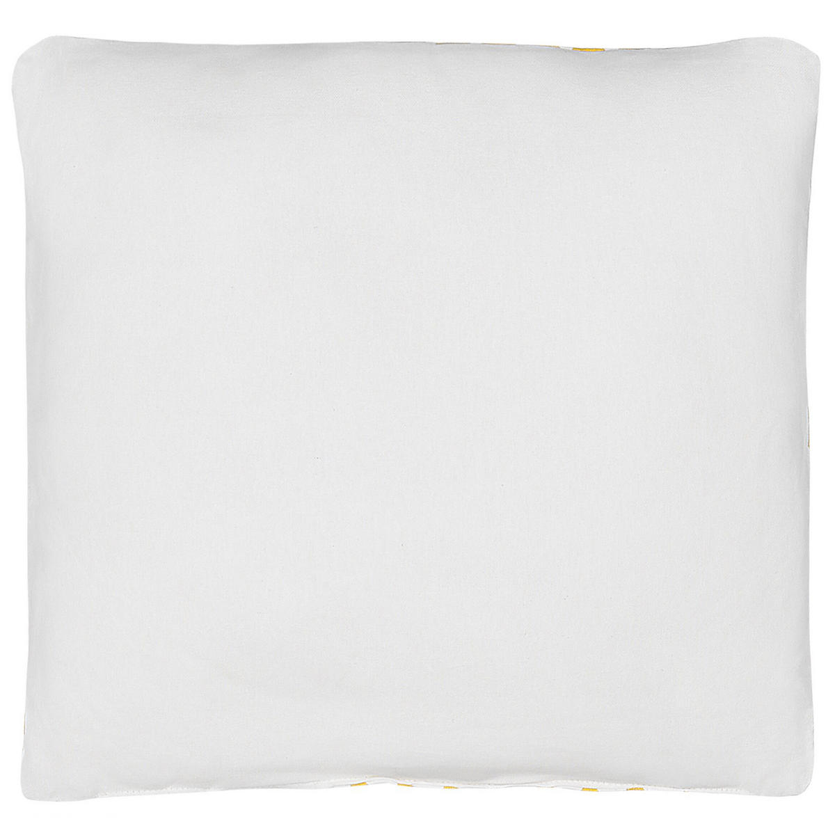DEKOKISSEN Gelb 40/40 cm Radzkot - Gelb, Naturmaterialien/Textil (40/40cm) - Beliani