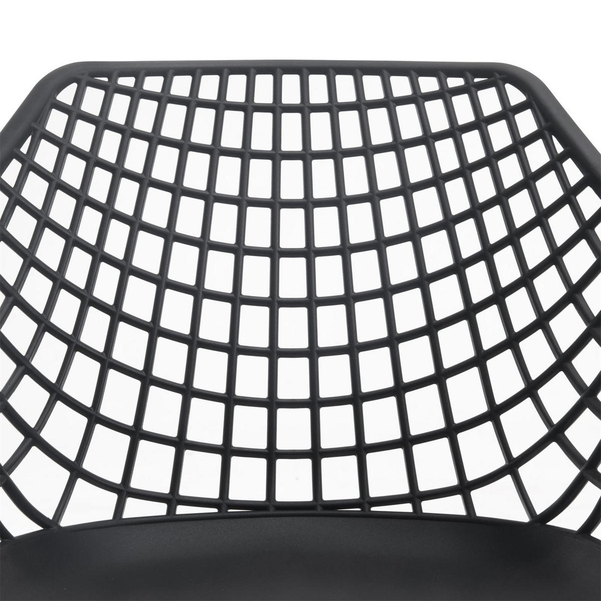 ESSZIMMERSTÜHLE ALICANTE 4ER-SET - Schwarz, Textil (59/87/54cm) - IDIMEX