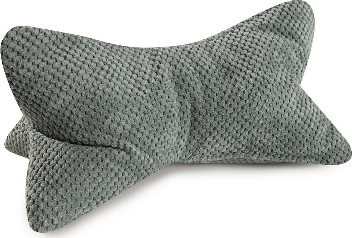KISSEN Leseknochen Ole salbei - Salbeigrün, Textil (22/42cm) - Bonvionn