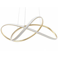 HÄNGELEUCHTE Tumen 65/75/120 cm - Goldfarben, Metall (65/75/120cm) - Beliani