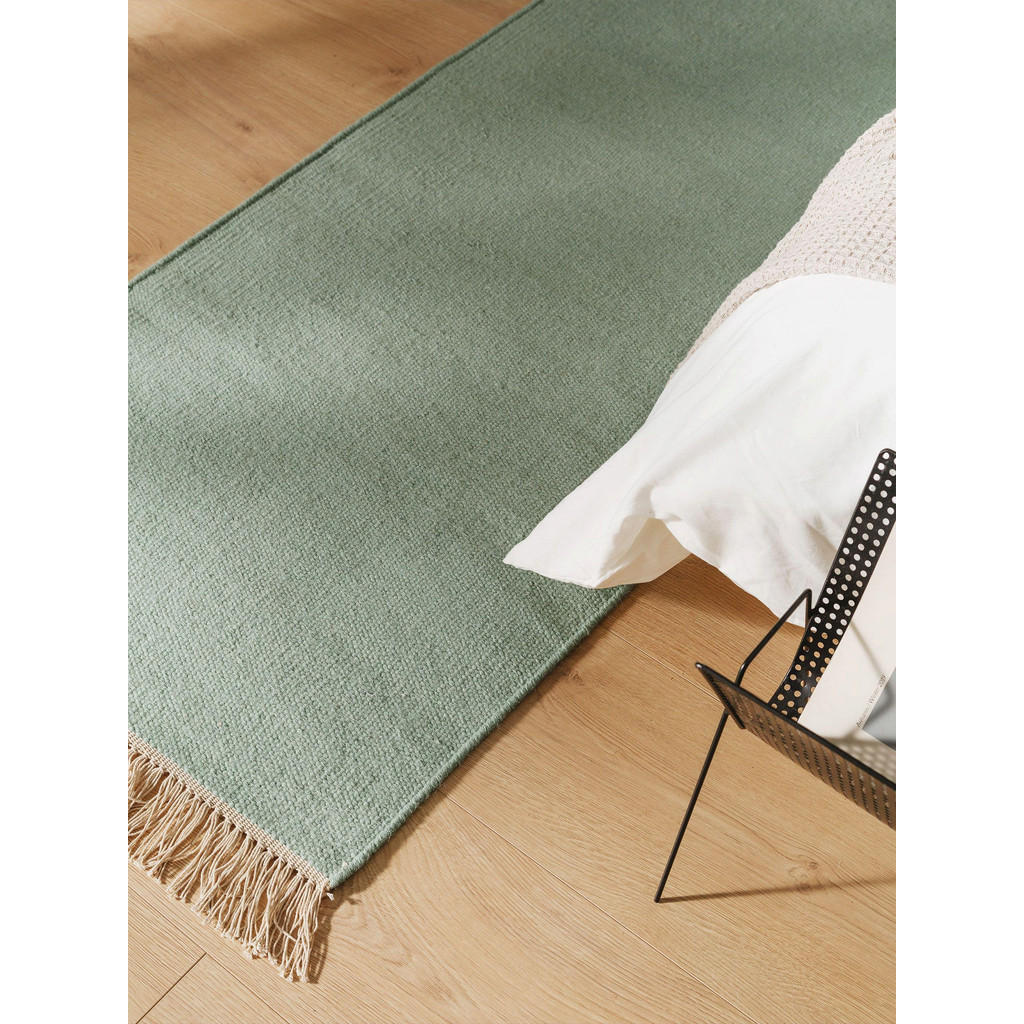 Thumbnail - benuta Pop Teppich, Hellgrün, Textil, Beton Optik, Rechteckig, 80x250 cm, pflegeleicht, Teppiche & Böden, Teppiche, Natu...