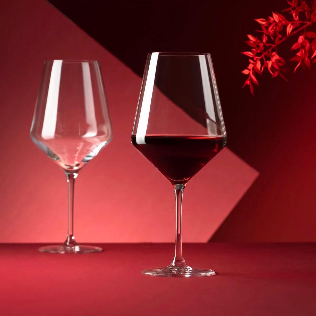 ROTWEINGLÄSER 4er-Set 730 ML - Transparent, Glas (0.65L) - Krosno Glass