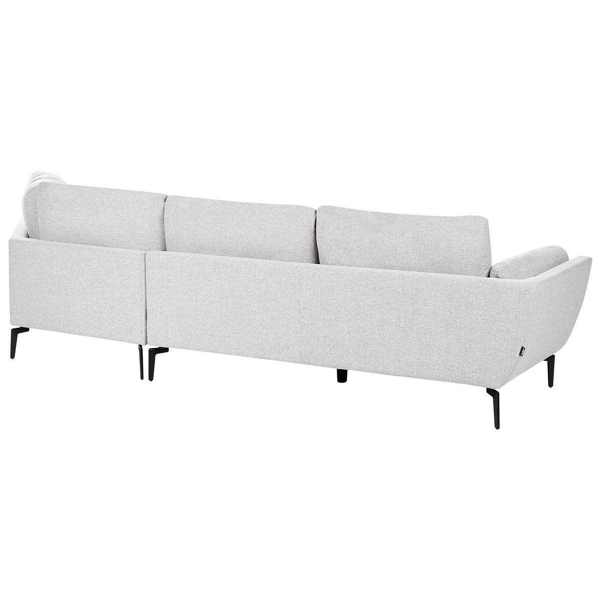 POHOVKA 3-místná Látka Světle šedá Kansseli - světle šedá, textil (341/70/115cm) - Beliani