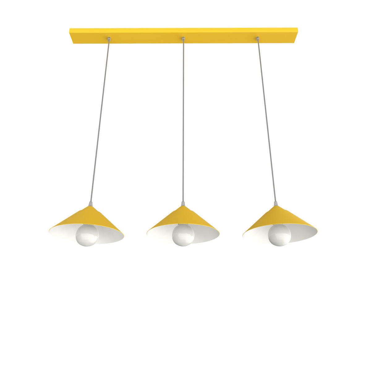 HÄNGELEUCHTE - Weiß, Metall (25/100/120cm) - Lumicom