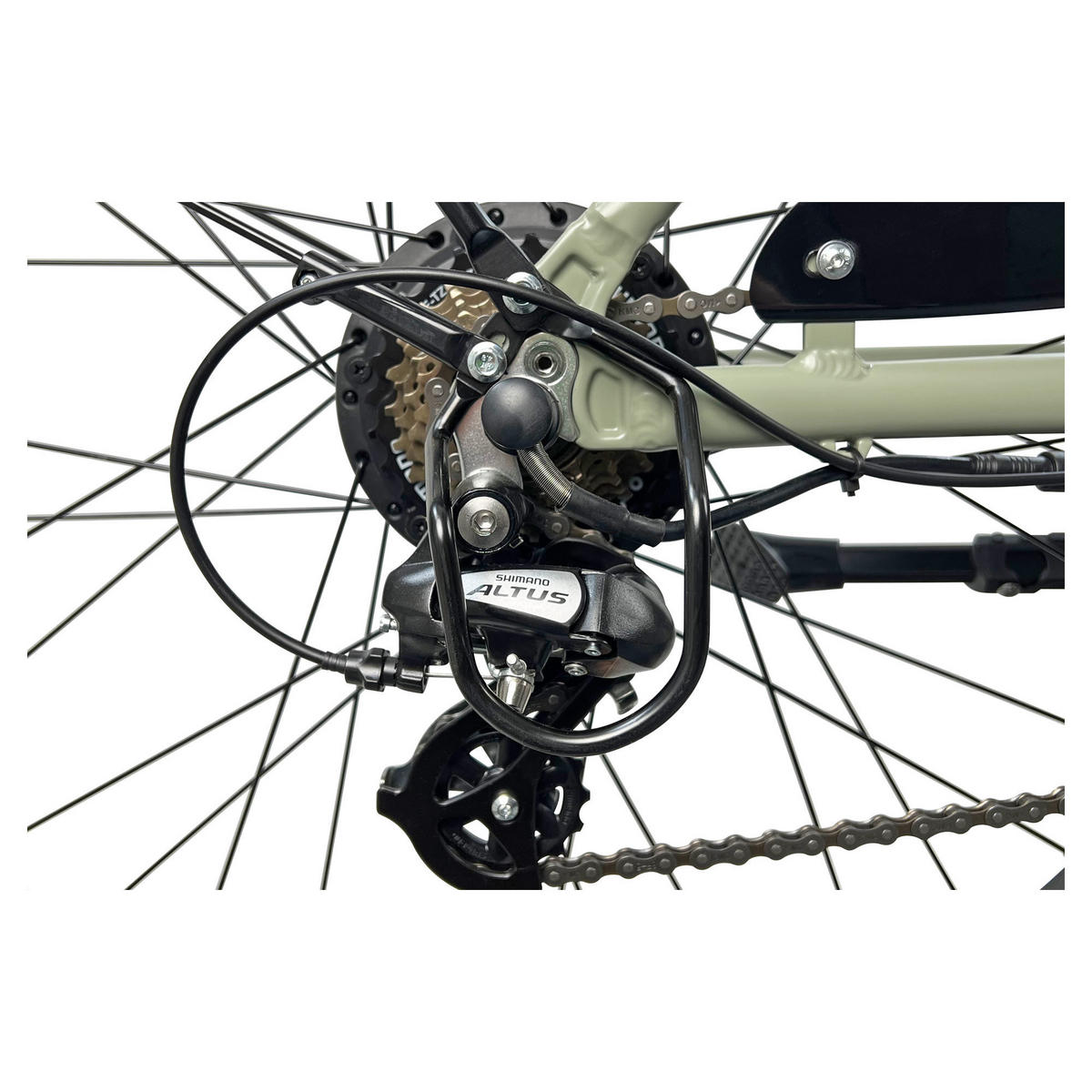 CITY E-BIKE 28" COUNTY, GRÜN - Grün, Metall (125cm) - LLOBE