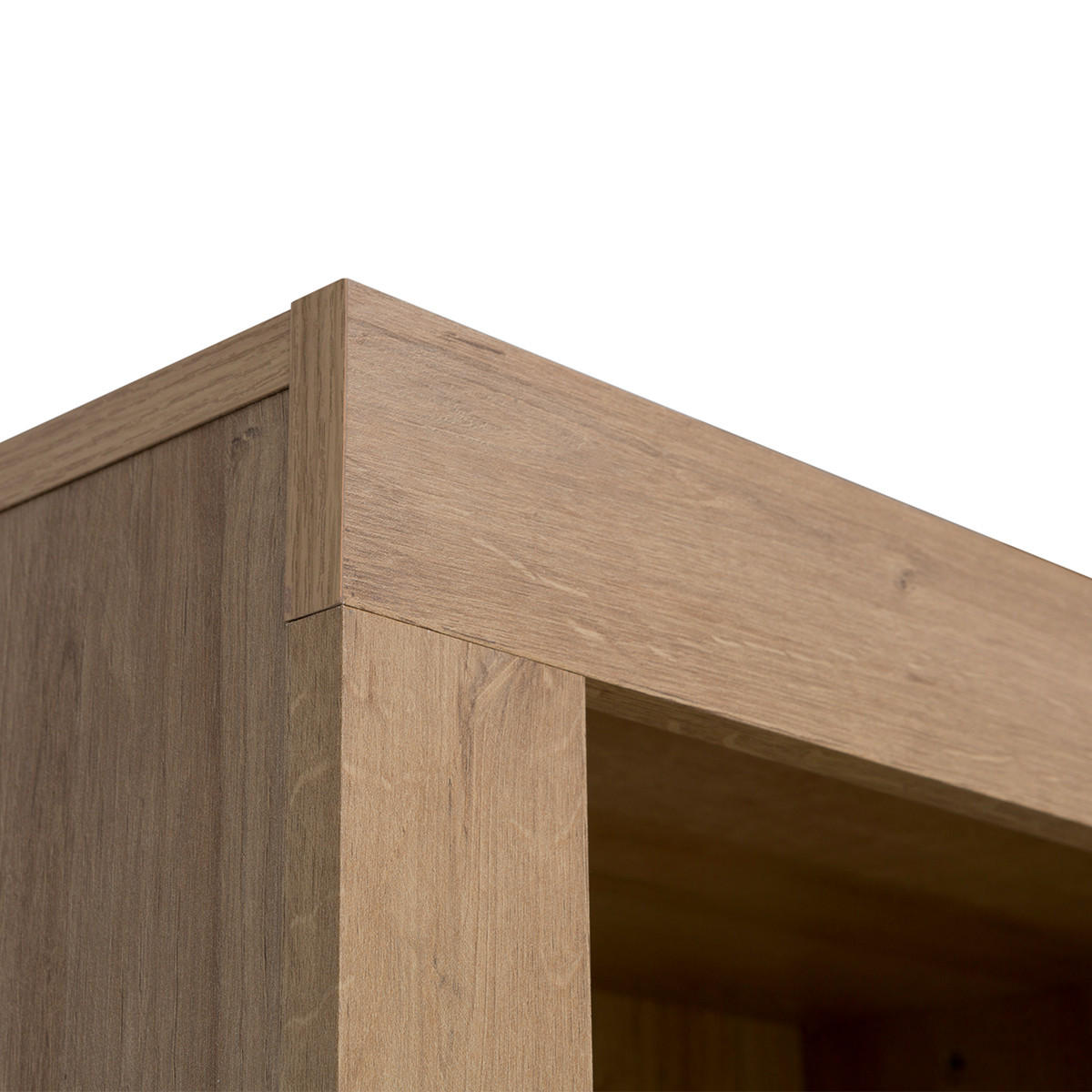 BÜCHERREGAL Nora Weiß und Holz - Weiß, Holzwerkstoff (62/192/39cm) - Petits-meubles