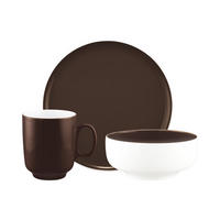 FRÜHSTÜCKS-SET Sento Home Pure Colors Chocolate Brown 18-tlg. - Braun, Keramik (2/2/2cm) - Seltmann Weiden