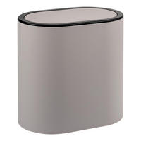 KOSMETIKEIMER 6 Liter, grau - Taupe, Kunststoff (25.5/24.5/16.5cm) - eluno