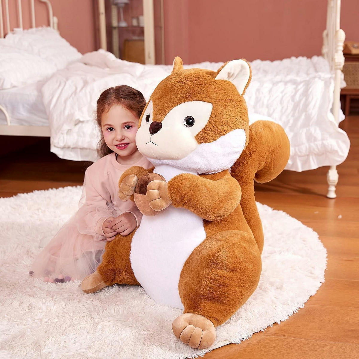 STOFFTIER Eichhörnchen 60 cm - Braun, Textil (43.2/58.4cm)