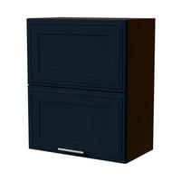 KLAPPHÄNGESCHRANK Salo W8B/60-AV Lava / Indigo Matt 60 / 32,5 / 72cm - Dunkelgrau/Dunkelblau, Holz/Holzwerkstoff (60/72/32.5cm) - Feldmann-Wohnen