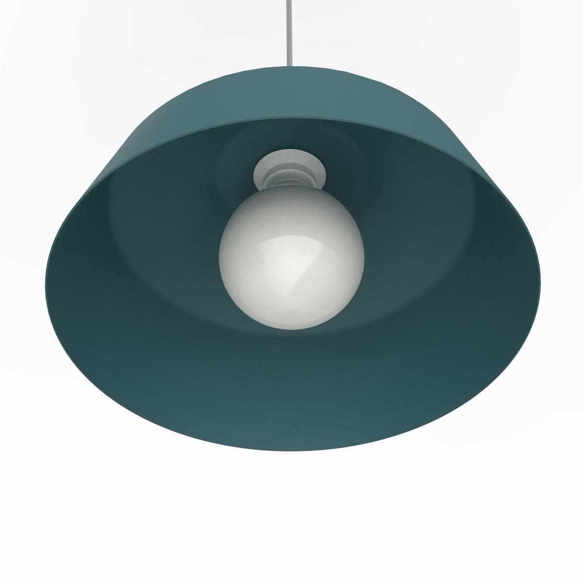 HÄNGELEUCHTE - Blau, Metall (35/35/13cm) - Lumicom