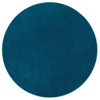 HOCHFLOR VELOURS TEPPICH LUNA RUND - Petrol, Textil (160/160cm) - Snapstyle