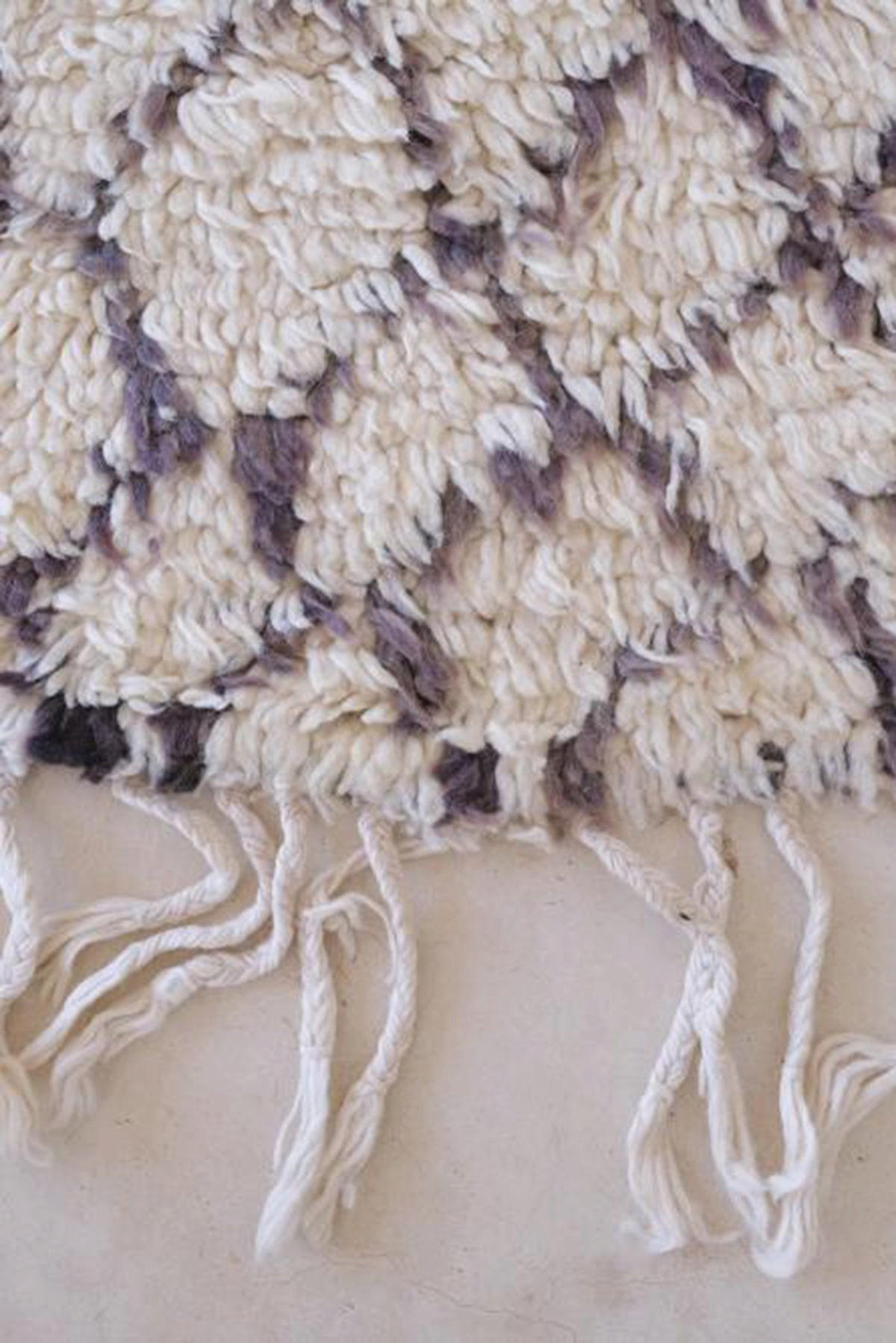 BERBERTEPPICH aus reiner Wolle 193x 407 cm - Weiß, Naturmaterialien (193/407cm) - AFK Living