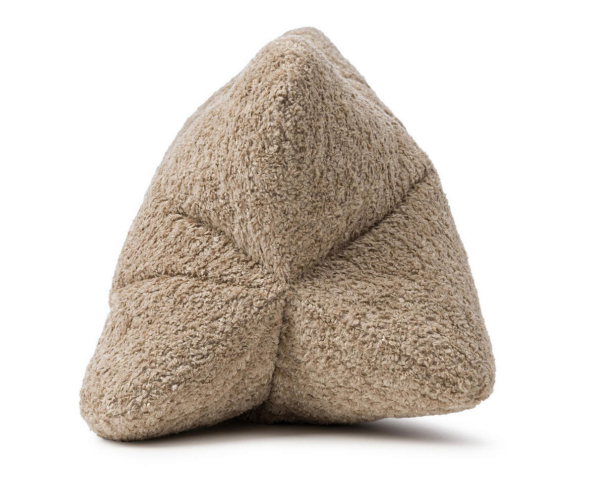 LESEKISSEN Glam TAUPE 40X25CM - Taupe, Textil (40/25cm) - Ambiente Trendlife by Gözze