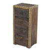 KOMMODE 4 SCHUBLADEN SHABBY-LOOK Braun - Braun, Holz (33/70/26cm) - MCW