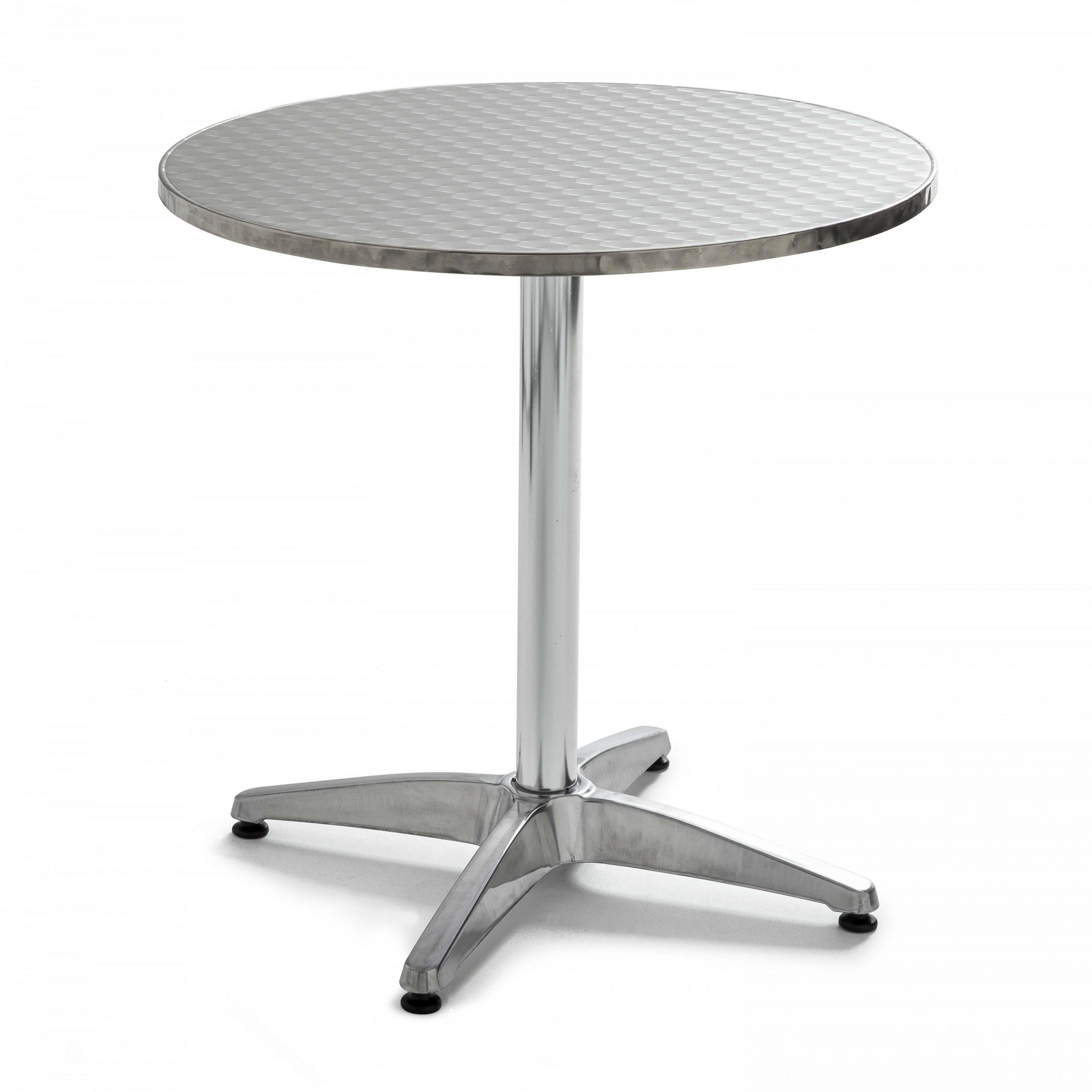 GARTENTISCH runder, Grau - Grau, Metall (1/1/70cm) - Oviala