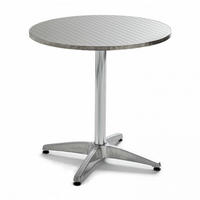 GARTENTISCH runder, Grau - Grau, Metall (1/1/70cm) - Oviala