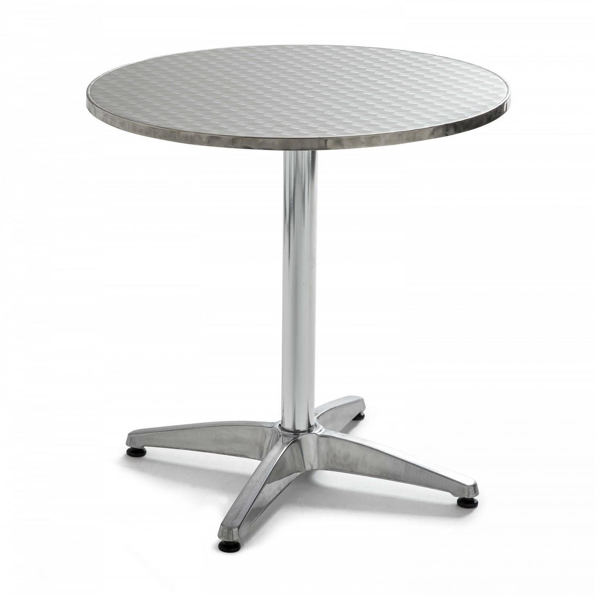 GARTENTISCH runder, Grau - Grau, Metall (1/1/70cm) - Oviala
