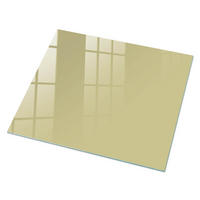 GLASPLATTE 80x60 cm – Pastellgelb - Gelb, Glas (0.4/80/60cm) - ArtPrintCave