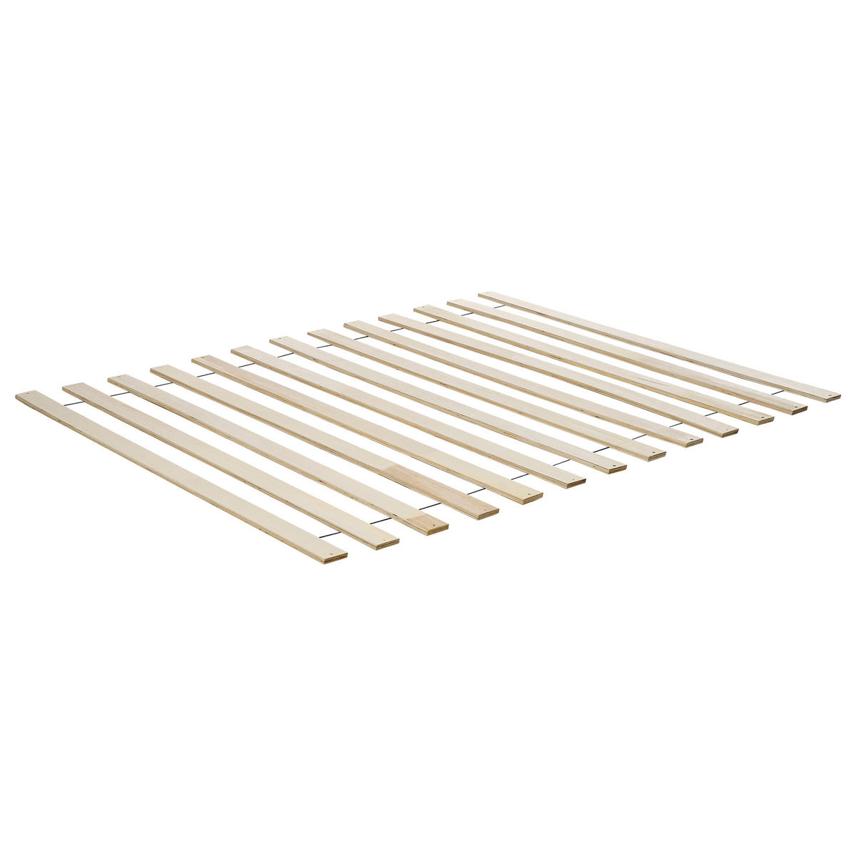 POSTELJA z letvenim dnom 120/200 les kavčukovca temno rjava Boisset - temno rjava, les (120/200cm) - Beliani