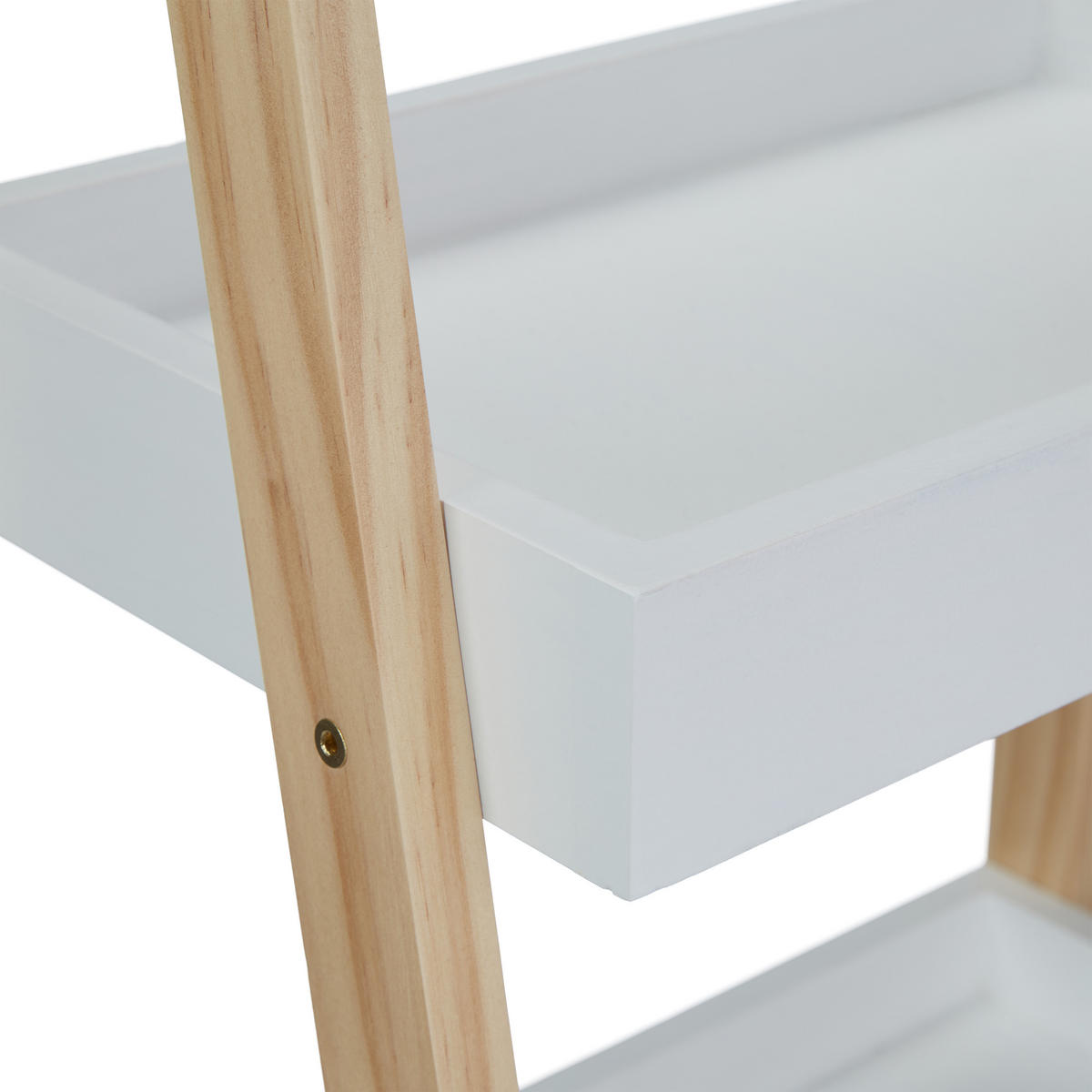 BADREGAL - Weiß, Holz/Holzwerkstoff (34.5/98.5/36cm) - Relaxdays
