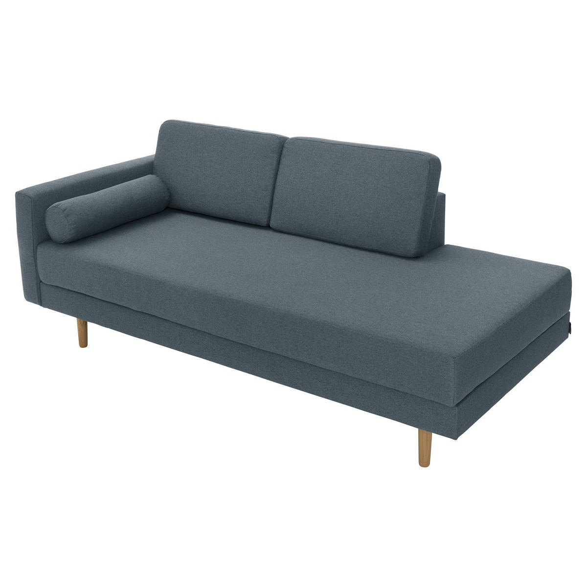 RECAMIERE Armlehne links Keara Flachgewebe blau-grau - Blaugrau, Kunststoff (190/87/81cm) - 58aufmkessel