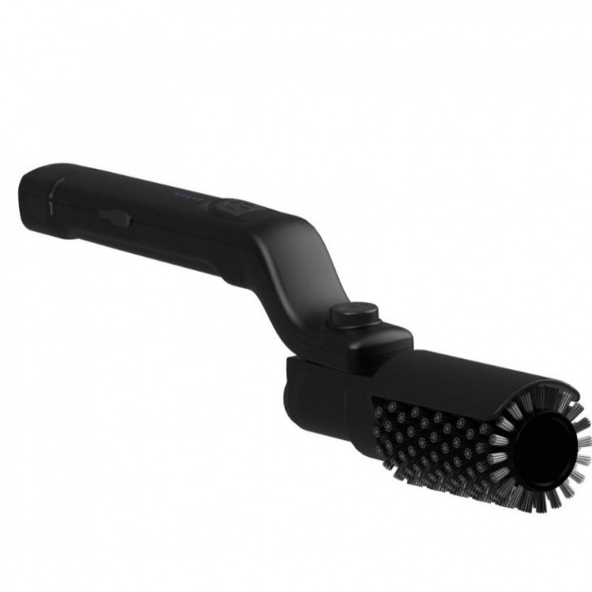 GRILLBÜRSTE Elektrische& Kunststoff Schwarz, Schwarz - Schwarz, Kunststoff (13cm) - Authentics