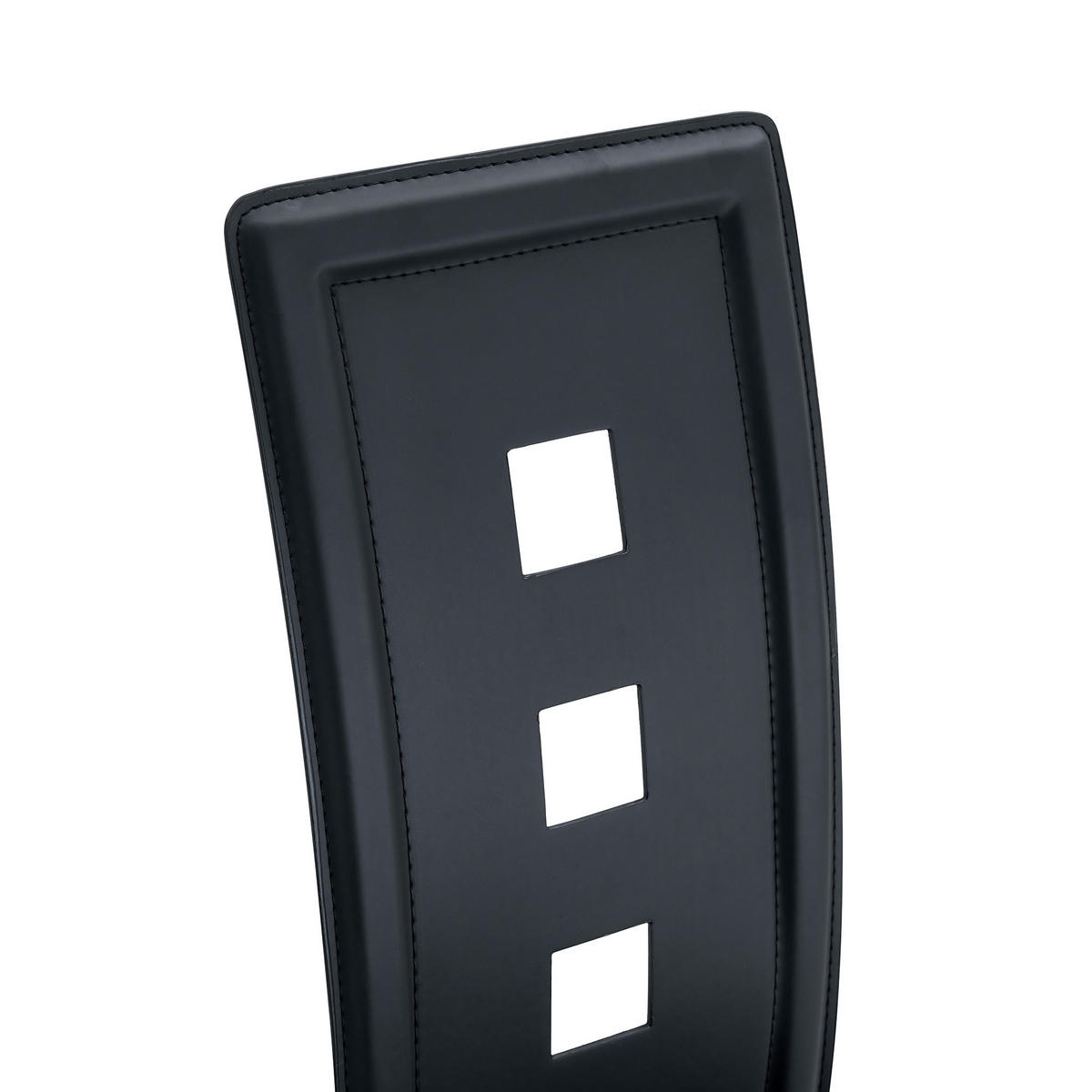 ESSZIMMERSTUHL PANG-K7N2D4 2er-Set Schwarz - Goldfarben, Metall (49/102.5/43cm) - PANGIVO