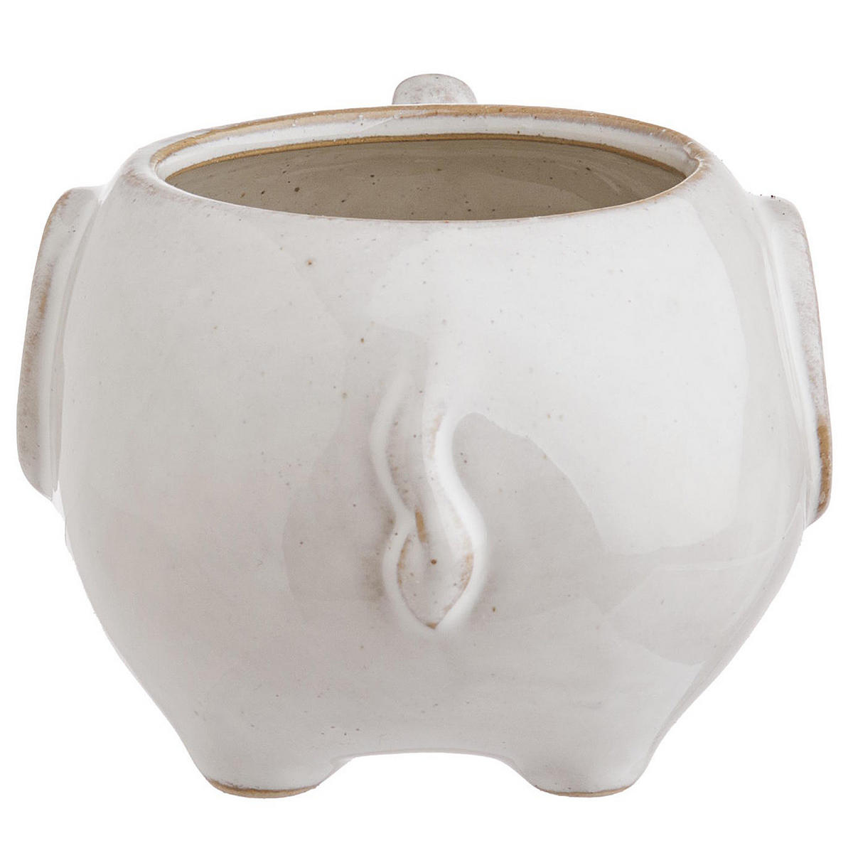 BLUMENÜBERTOPF (2er Set) Jungle - Beige, Keramik (8cm) - Butlers