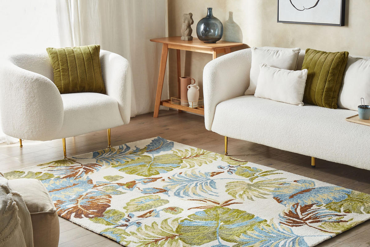 VINTAGE-TEPPICH Kinik 200/140 cm - Multicolor, Textil (140/200cm) - Beliani