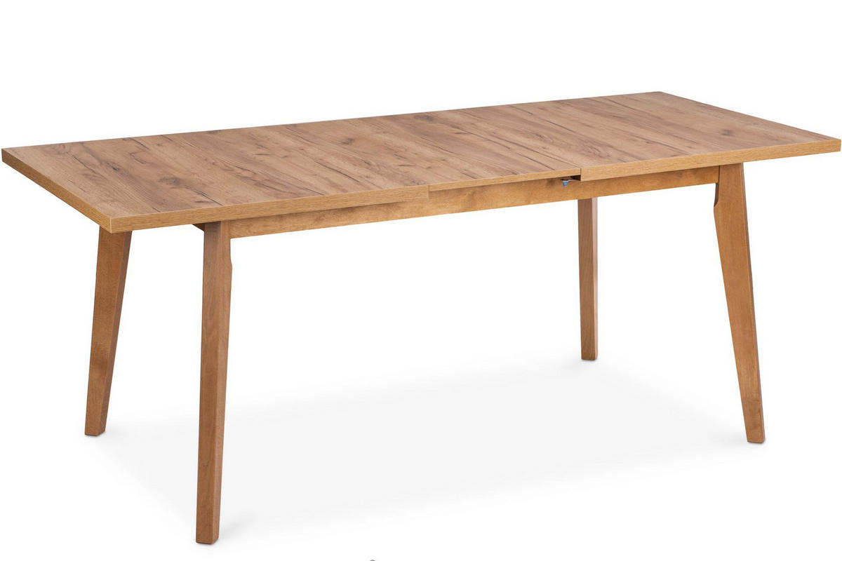 ESSTISCH RHENA ausziehbar bis 190cm, Beige - Eichefarben/Beige, Holz (150/77/80cm) - KONSIMO®