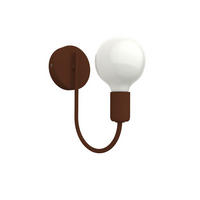 WANDLEUCHTE - Dunkelbraun, Metall (12/30/20cm) - Lumicom
