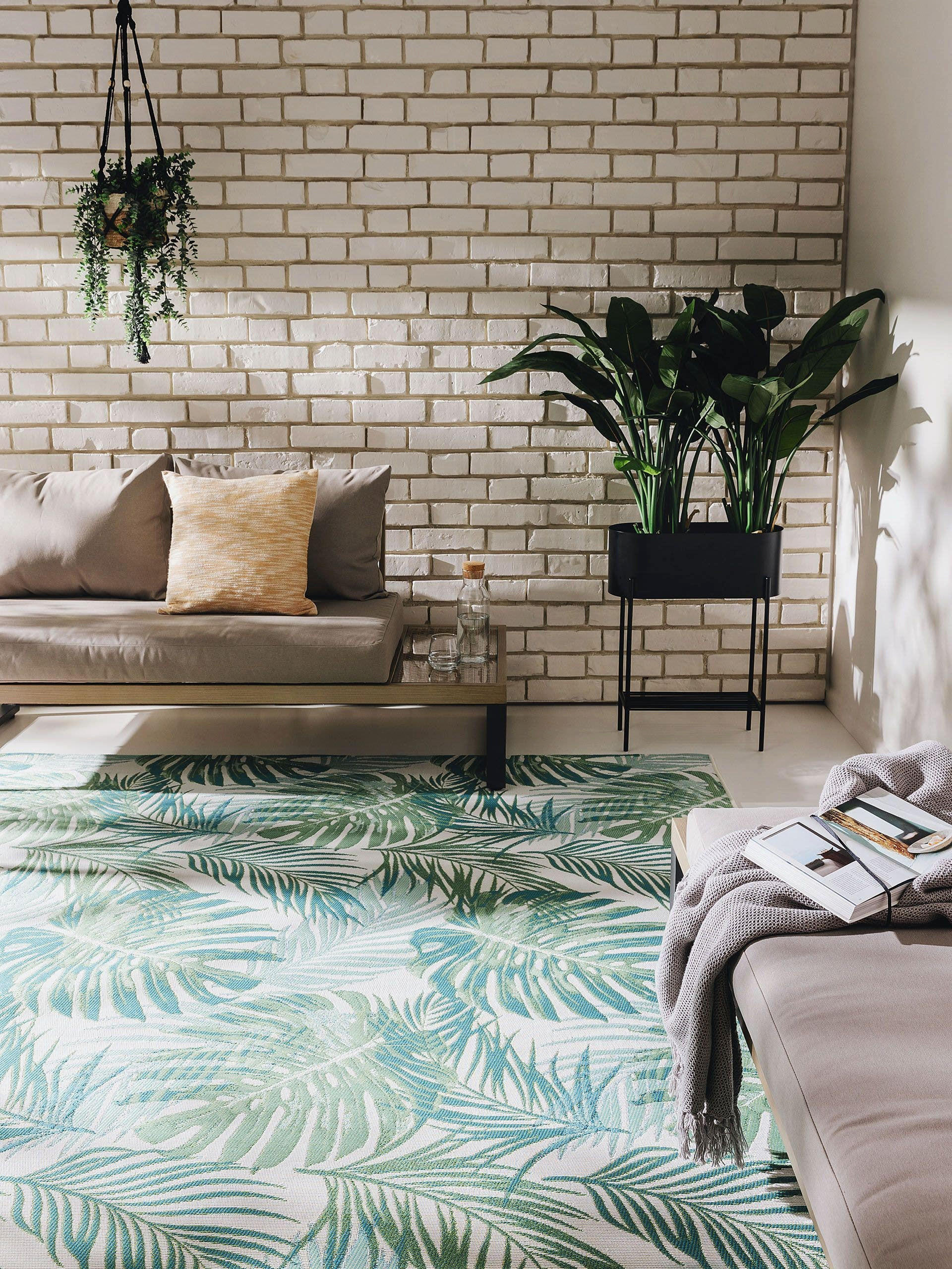 OUTDOORTEPPICH Artis Grün 120x180 cm - Grün, Textil (120/180cm) - benuta Nest