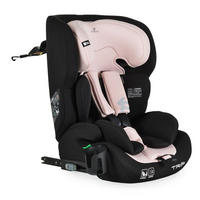 KINDERSITZ Trip i-Size rosa (76-150cm) Isofix verstellbare Kopfstütze Gurt - Rosa, Textil (40/60/45cm) - Cangaroo