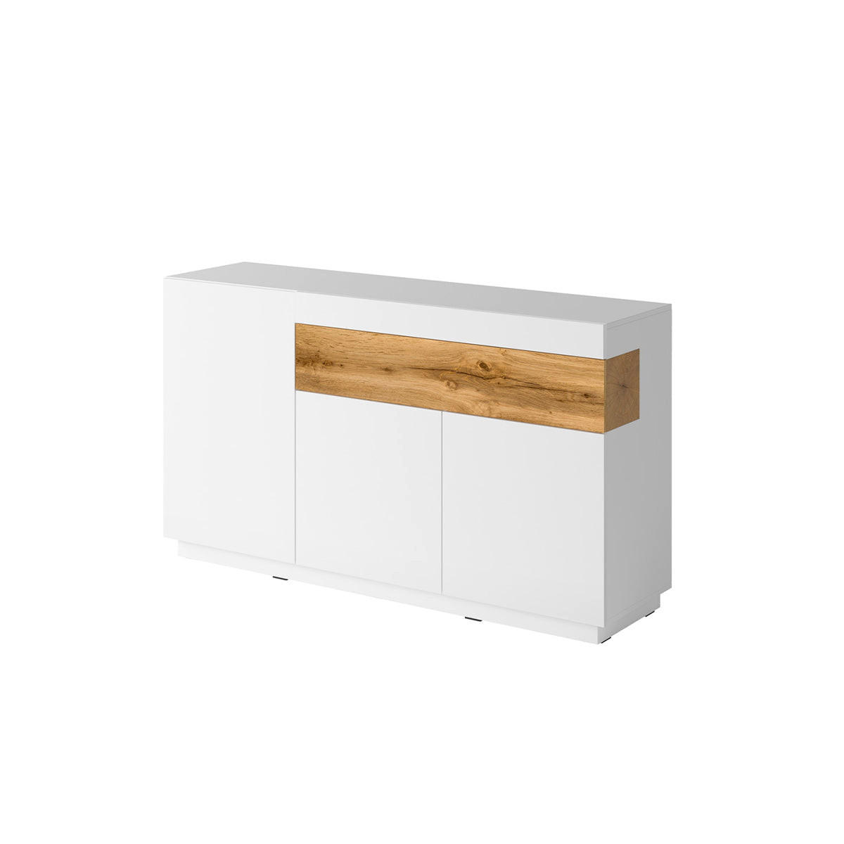 Petits-meubles SIDEBOARD Andrea Bílá a dřevo