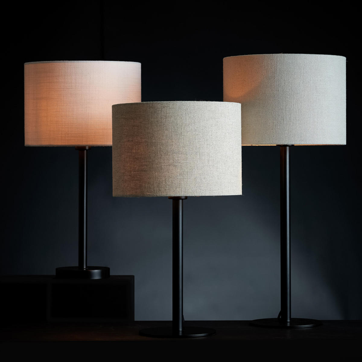 LAMPENSCHIRM Livigno Weiß Ø25/18 cm - Weiß, Textil (25/25/18cm) - Light & Living