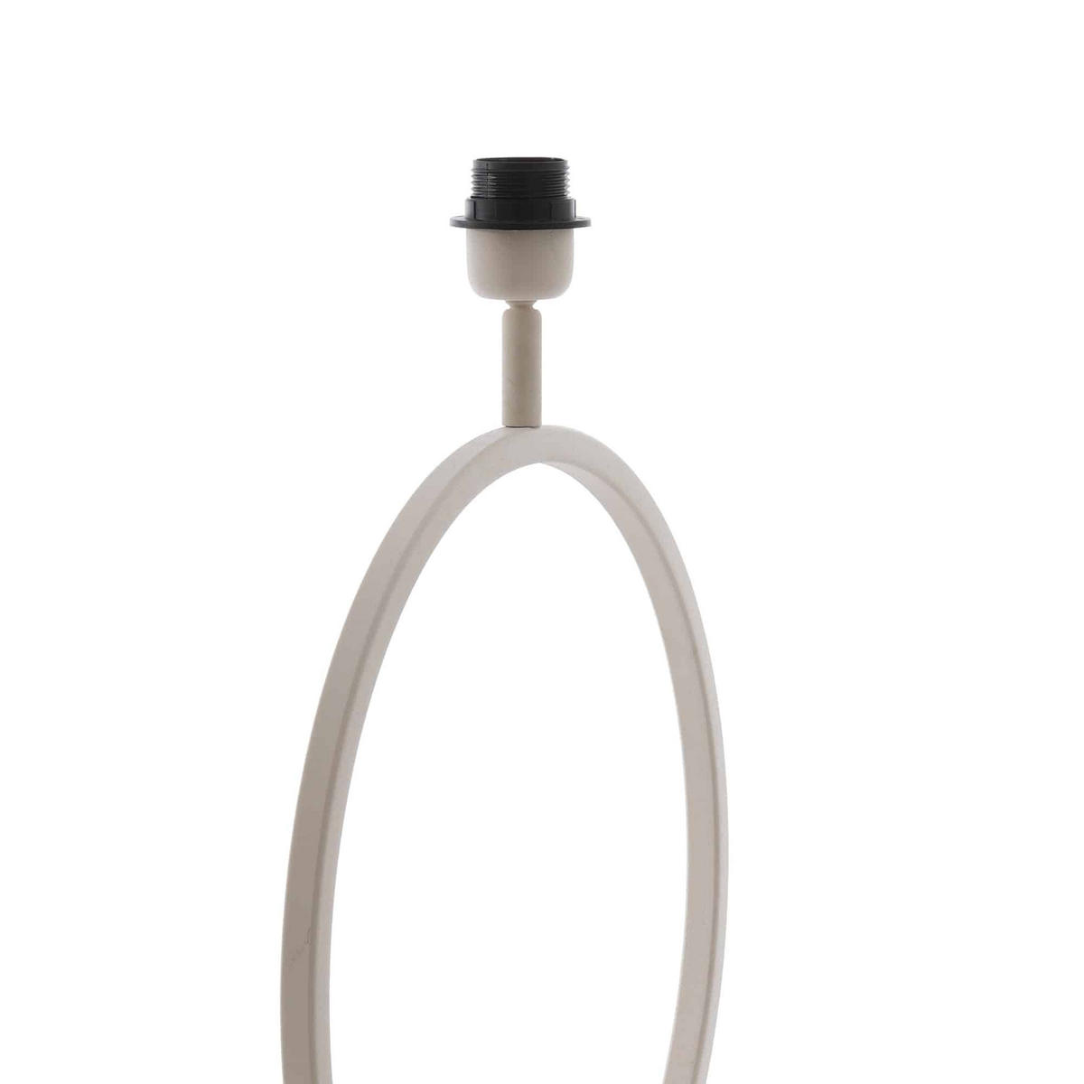 LAMPENFUSS Liva Weiß 40/12.5/53 cm - Weiß, Metall (40/12.5/53cm) - Light & Living