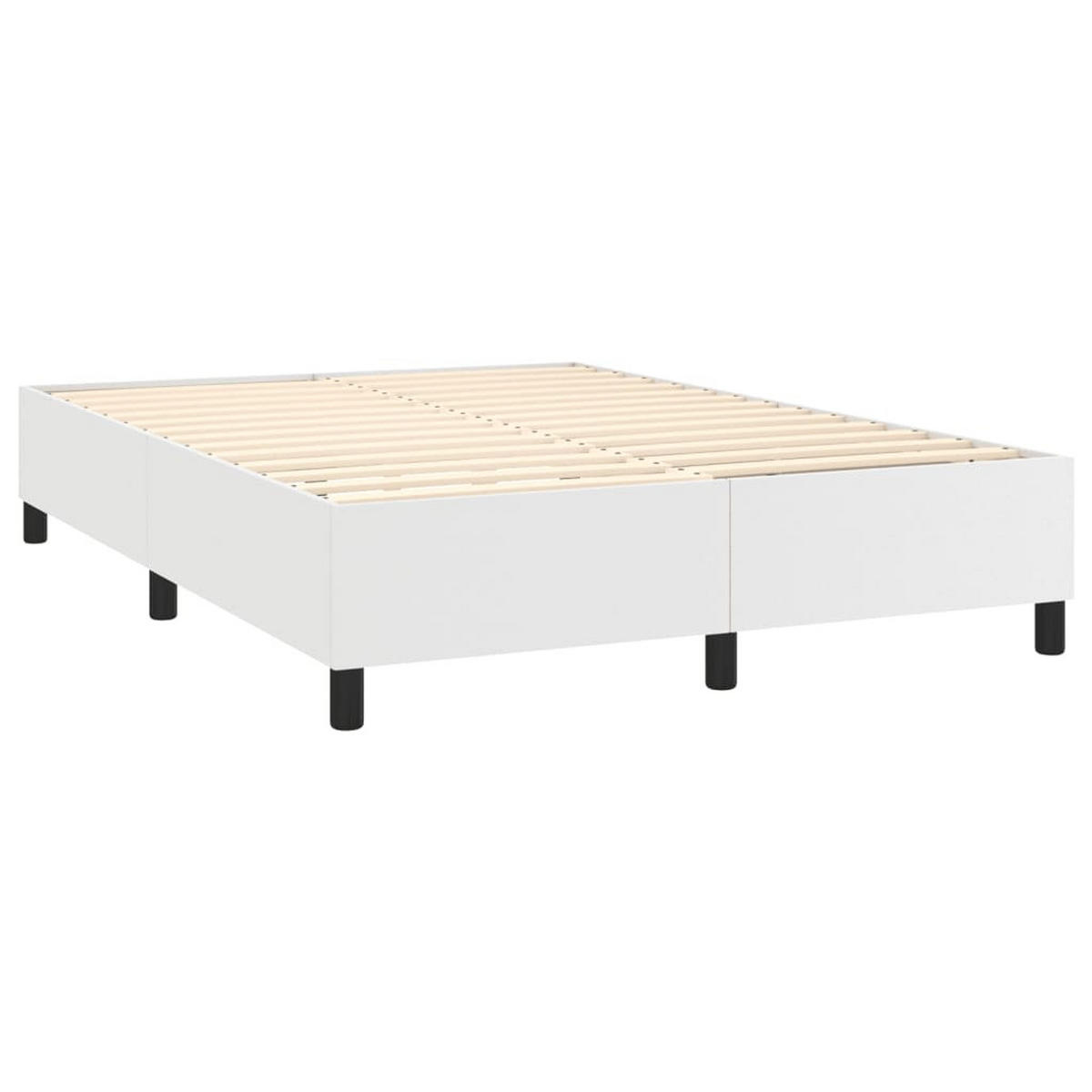 POLSTERBETT Rabjohns 140/203 cm - Weiß, Holzwerkstoff (140/200cm) - Nettlife