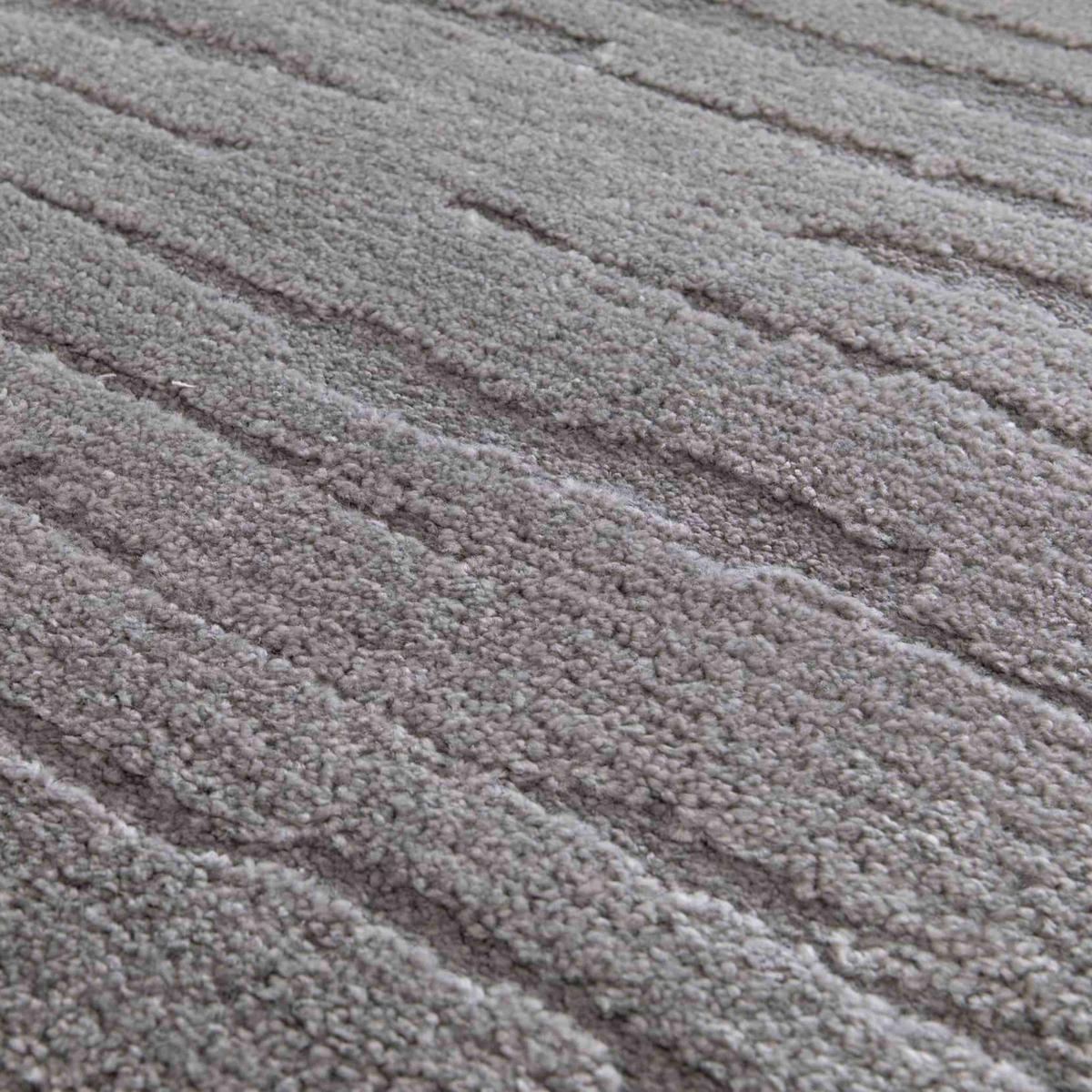 TEPPICH, Grau - Grau, Textil (160/230cm) - Oviala