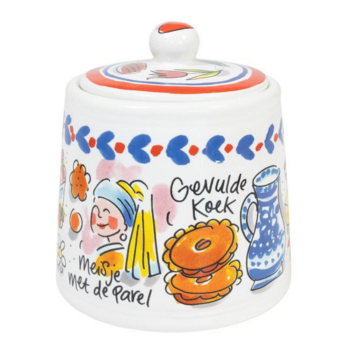 ZUCKERDOSEN Holland in Bunt - 11,5cm - Multicolor, Keramik (10/11.5cm) - Blond Amsterdam